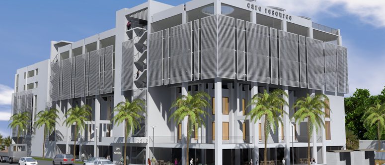 Rendering of new Care Resource building on Biscayne Boulevard