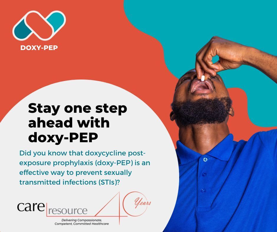 Doxycycline Post Exposure Prophylaxis Doxypep Care Resource Community Health Centers Inc