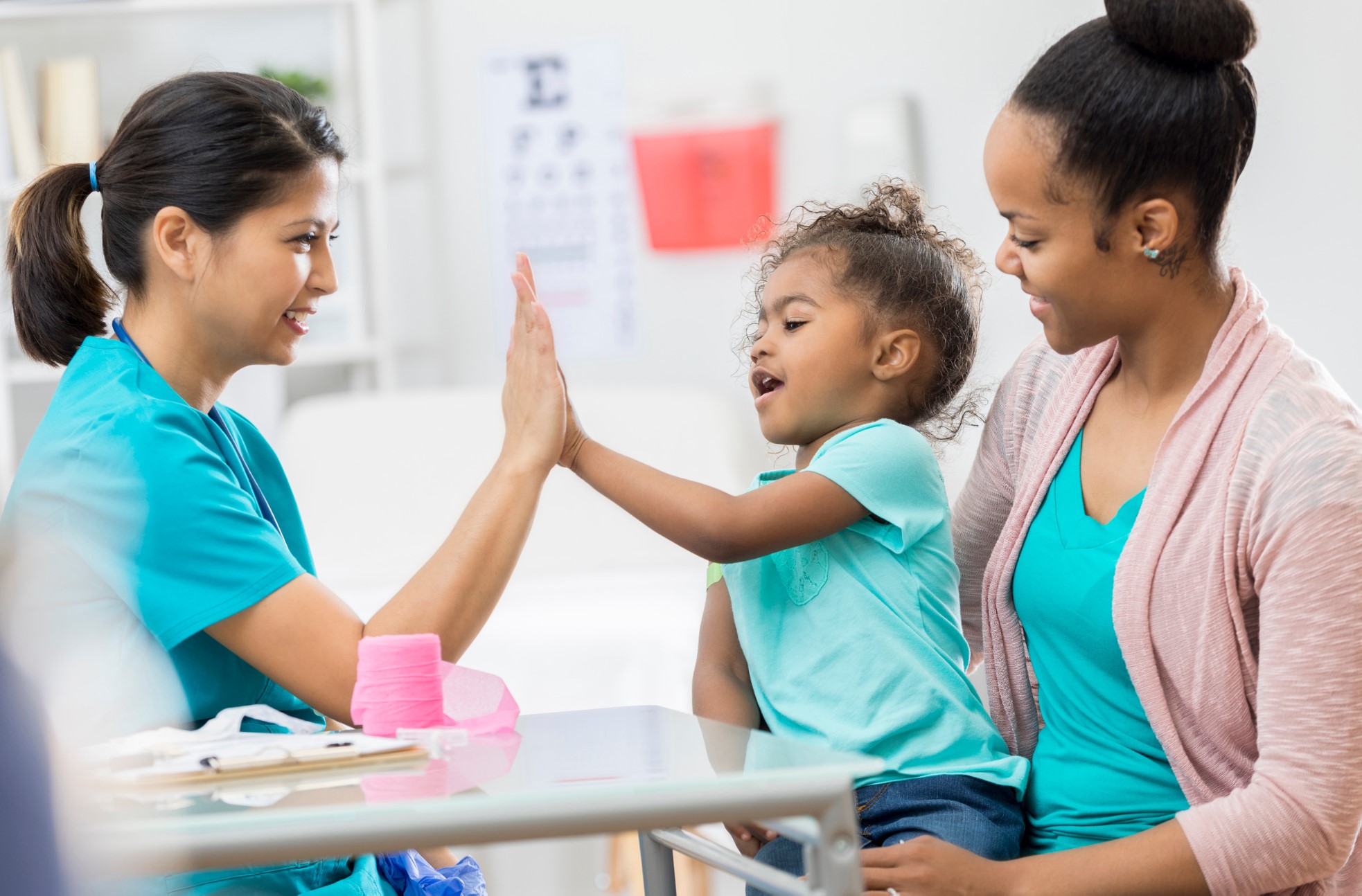 Nurse and child